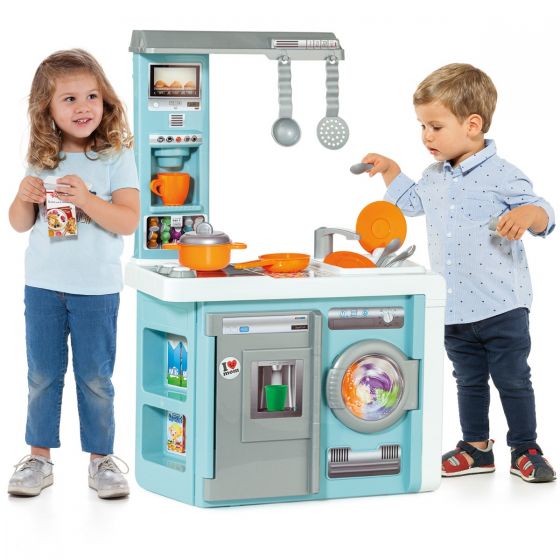 Cocina Infantil Molto Kitchen Azul + Complementos