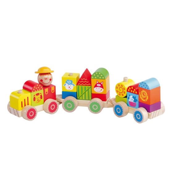 Tren de juguete de madera Happy Train