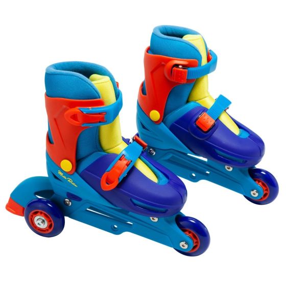 Rollers à roues alignées pour enfants 3 in line Skates Bleu