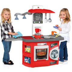 Cocina de juguete Molto Kitchen Electrónica Roja + Complementos 13153/WEBGR