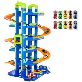 Blue Toy Parking 6 Storey + 10 cars included 05414/WEB3